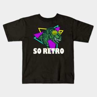 Retro Dinosaur T-Rex Kids T-Shirt